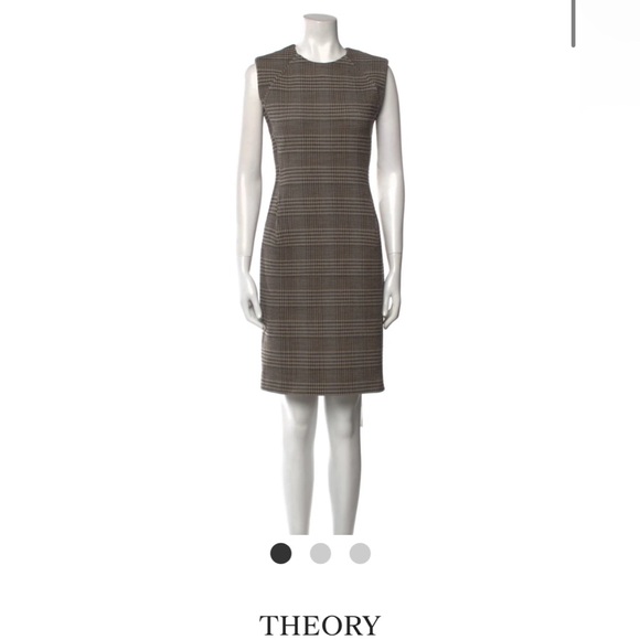 Theory Wool Plaid Power Dress. Size 4. Excellent condition. - Picture 2 of 4